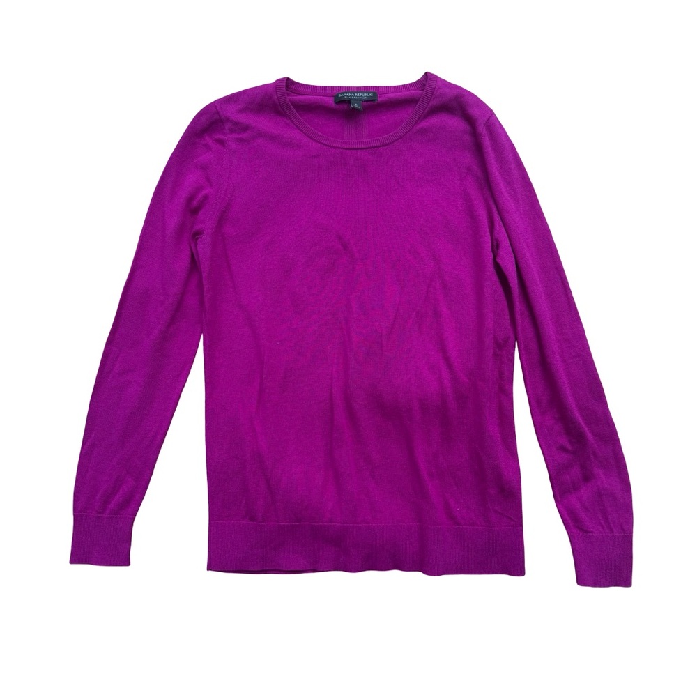 Banana Republic Silk Cashmere Crew Neck Sweater